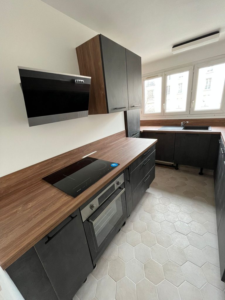 Colombes Cavell - cuisine vue d'ensemble